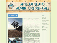 Tablet Screenshot of ameliaislandadventurerentals.com
